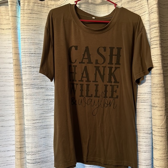 Cash, Hank, Willie, and Waylon tee - Picture 2 of 2